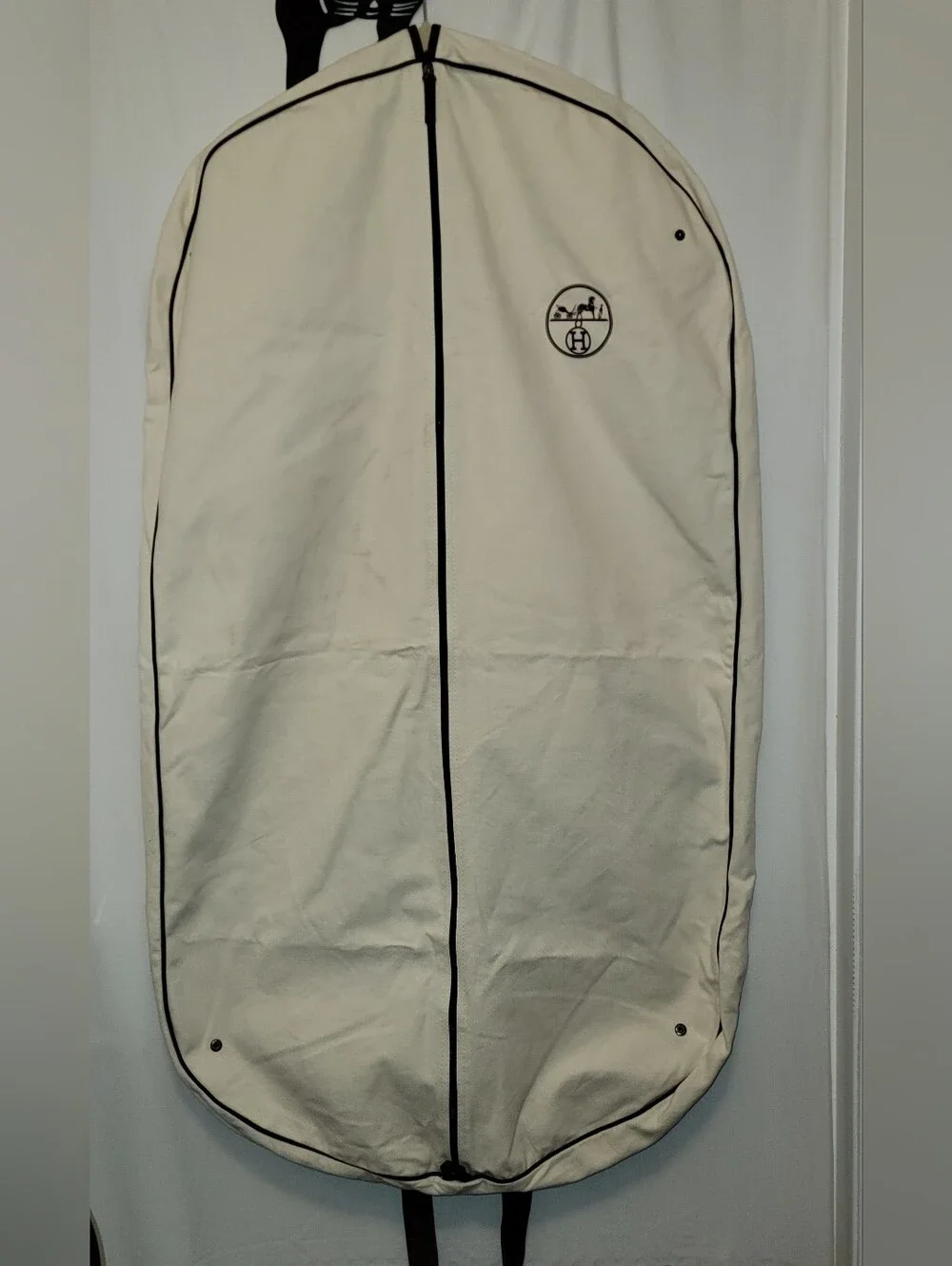 HERMES Canvas Garment Bag